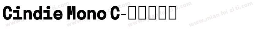 Cindie Mono C字体转换